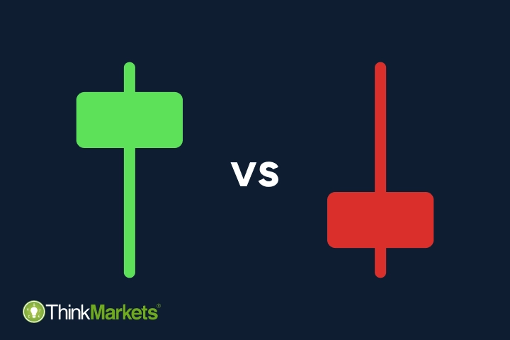 Hanging Man vs Shooting Star candlestick patterns 