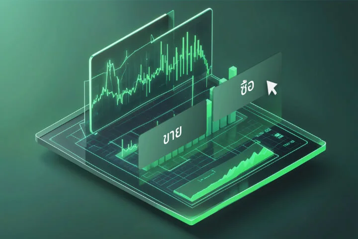 วิธีสร้างคำสั่งซื้อขายหรือคำสั่งอื่นๆบน ThinkTrader